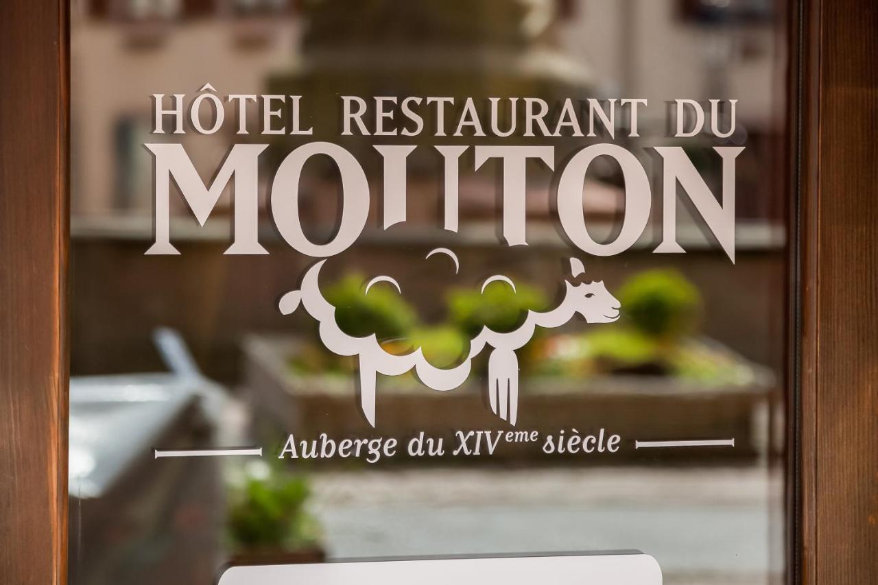 Hotel-Restaurant Du Mouton Ribeauvillé Esterno foto